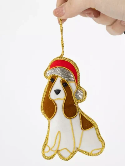 Manoon Manoon Hanger kralen hond | Wit