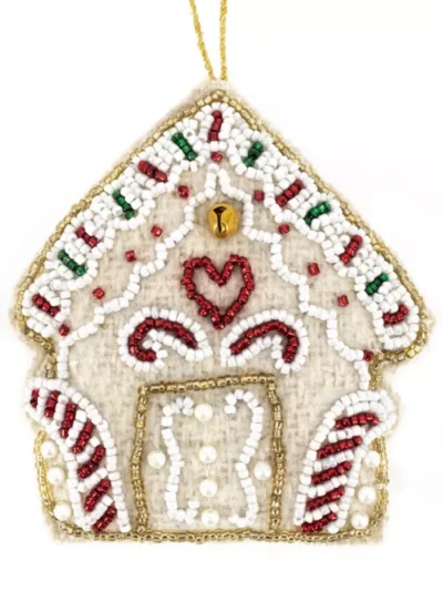 Manoon Manoon Hanger kralen huisje | Wit