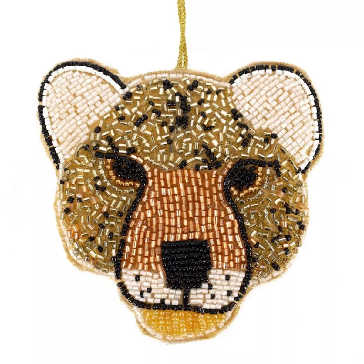 Manoon Hanger kralen luipaard | Bruin 1 Manoon Manoon Hanger kralen luipaard | Bruin