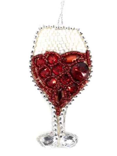 Manoon Manoon Hanger kralen rode wijn | Rood