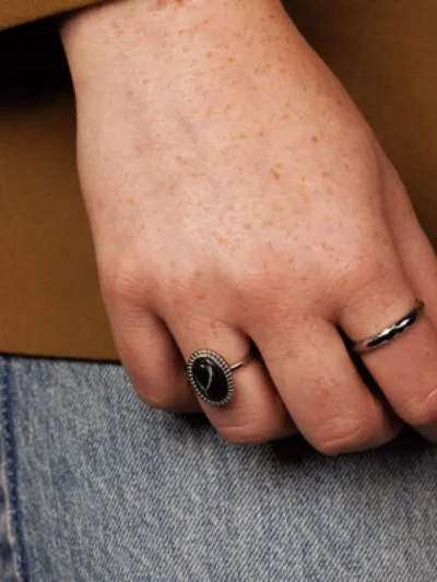 My Bendel My Bendel Facet geslepen ring | Zilver