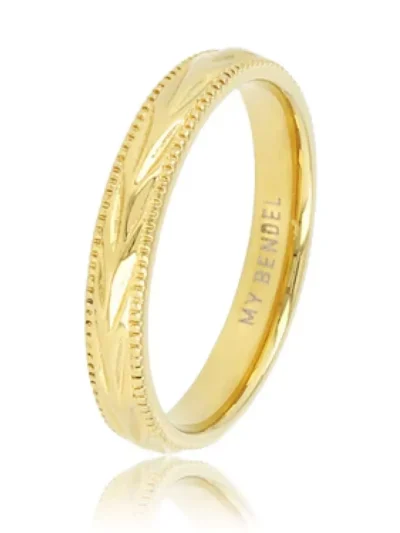 My Bendel My Bendel Ring met blad motief | Goud