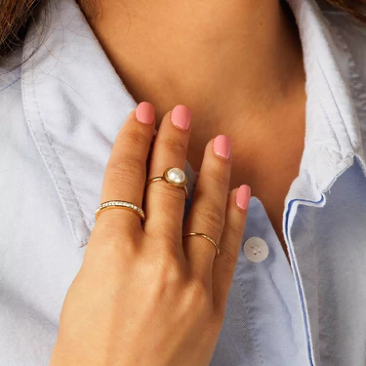 My Bendel Ring met zirkonia steentjes | Goud 2 My Bendel My Bendel Ring met zirkonia steentjes | Goud