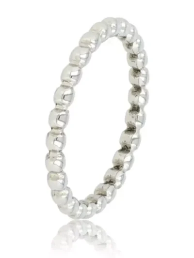 My Bendel My Bendel Ring voorzien van bolletjes | Zilver