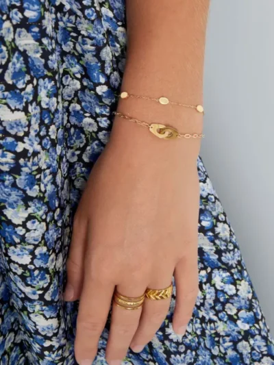 Yehwang Yehwang Armband vintage 3 bedels | Zilver