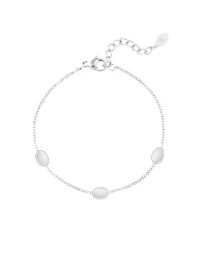 Yehwang Yehwang Armband vintage 3 bedels | Zilver