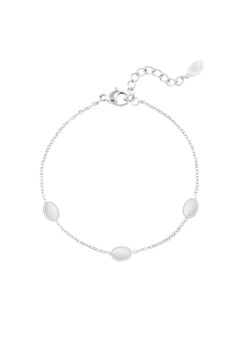 Yehwang Armband vintage 3 bedels | Zilver 1 Yehwang Yehwang Armband vintage 3 bedels | Zilver