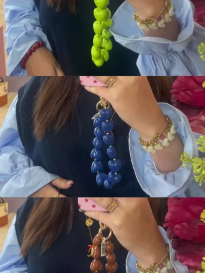 Yehwang Yehwang Classy hart telefoonkoord | Blauw