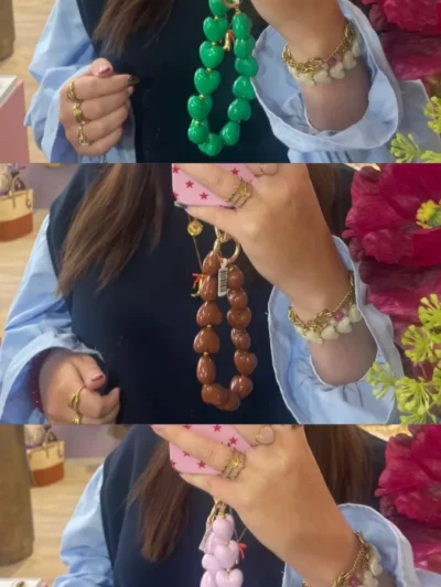 Yehwang Yehwang Classy hart telefoonkoord | Groen