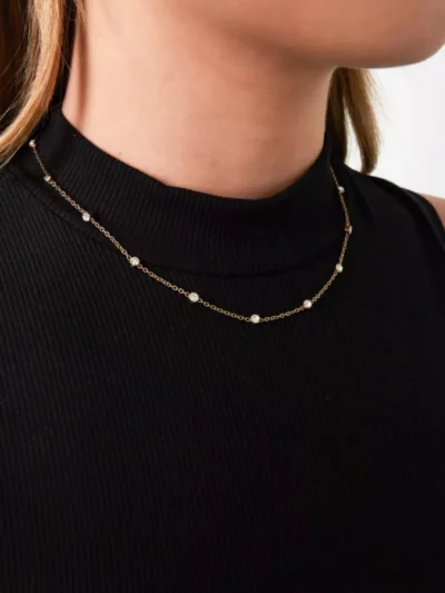 Yehwang Yehwang Diamond whisper ketting | Goud