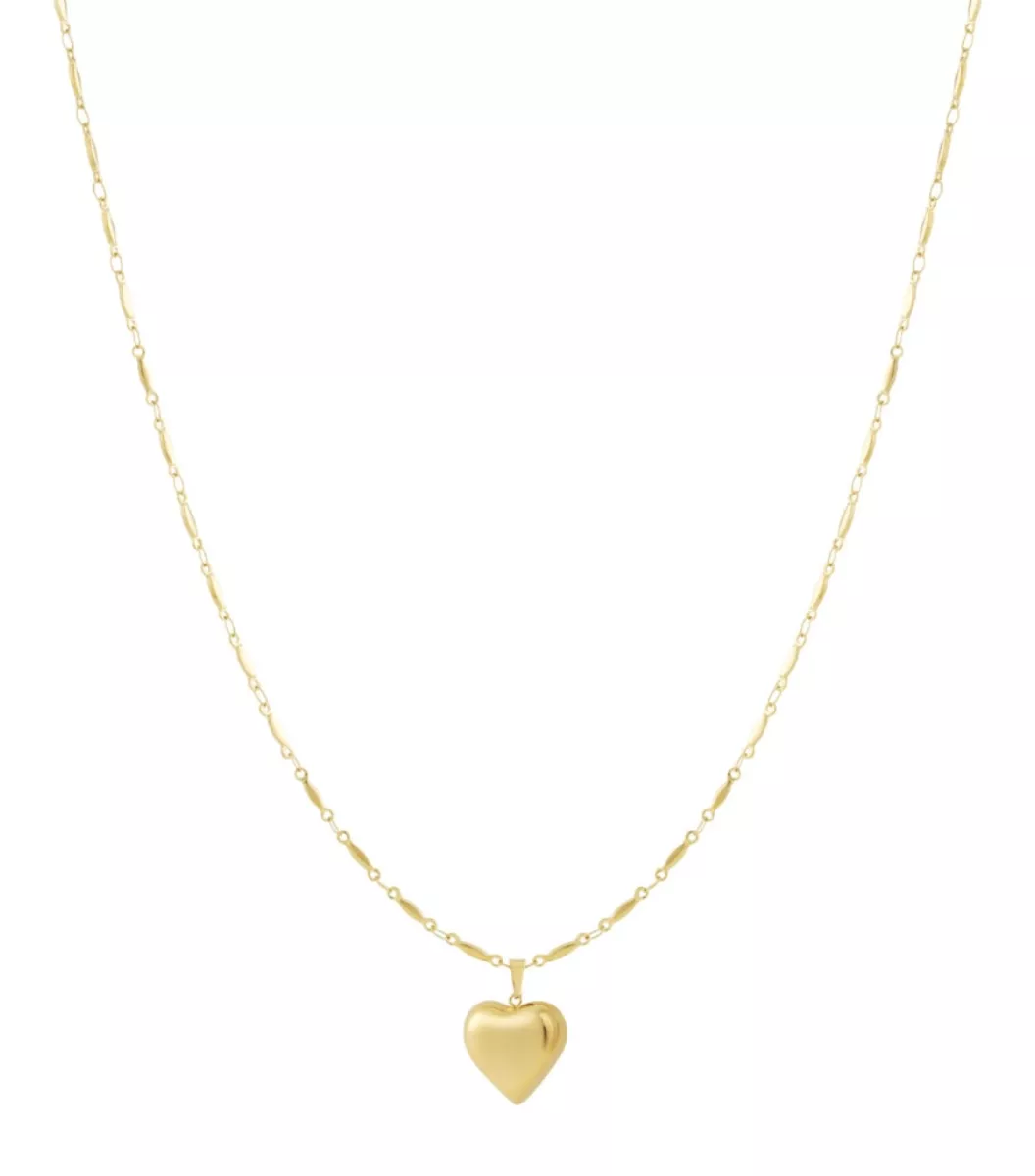 Yehwang Hangerketting Hart Casual | Goud 1 Yehwang Yehwang Hangerketting Hart Casual | Goud