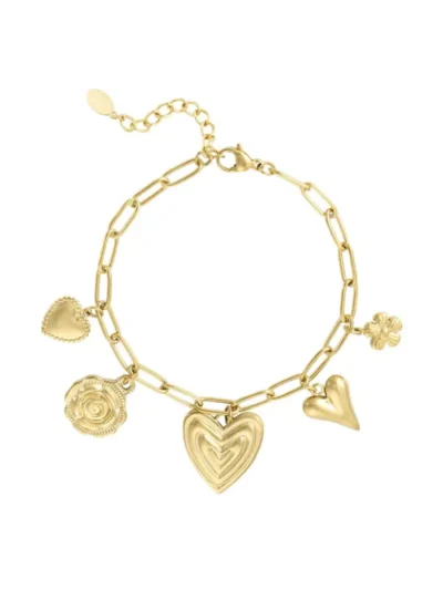 Yehwang Yehwang Heartfelt charms armband | Goud