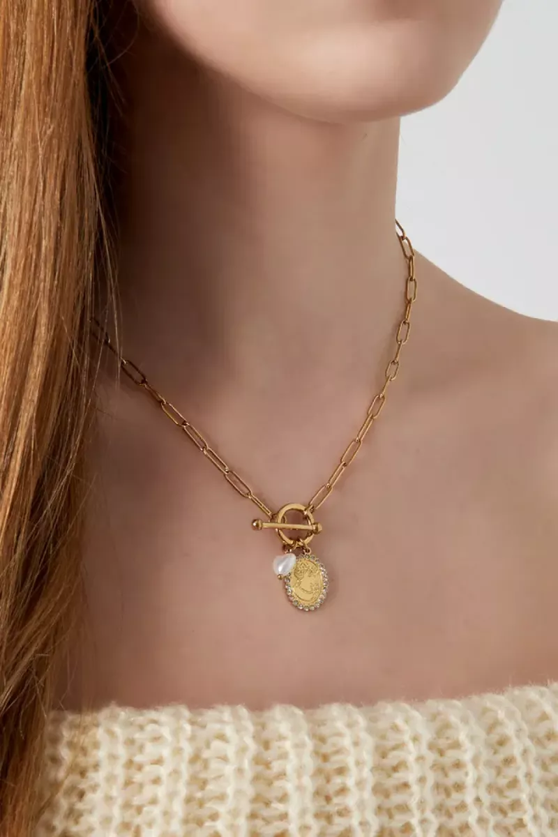 Yehwang Ketting classy lady | Zilver 2 Yehwang Yehwang Ketting classy lady | Zilver