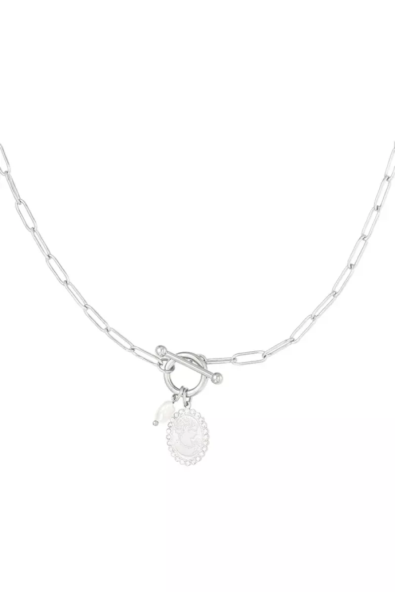 Yehwang Ketting classy lady | Zilver 1 Yehwang Yehwang Ketting classy lady | Zilver