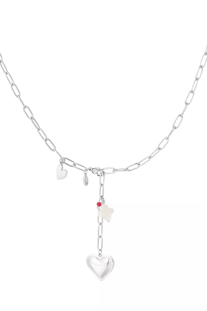 Yehwang Ketting clover to my heart | Zilver 1 Yehwang Yehwang Ketting clover to my heart | Zilver