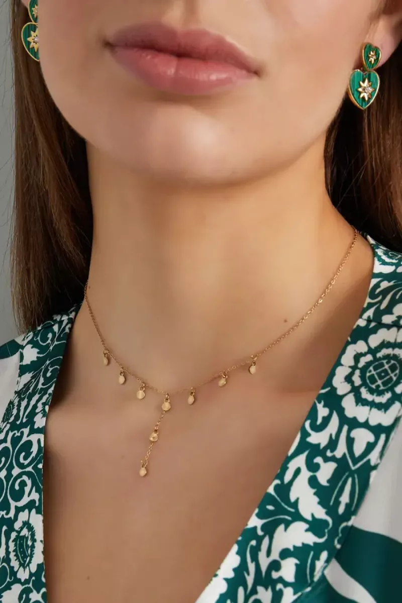 Yehwang Ketting met ronde bedels | Zilver 2 Yehwang Yehwang Ketting met ronde bedels | Zilver