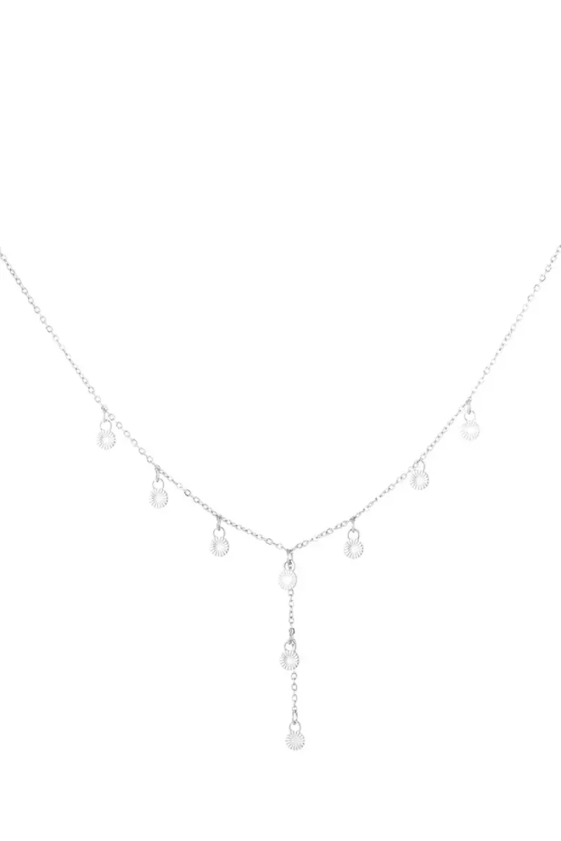 Yehwang Ketting met ronde bedels | Zilver 1 Yehwang Yehwang Ketting met ronde bedels | Zilver