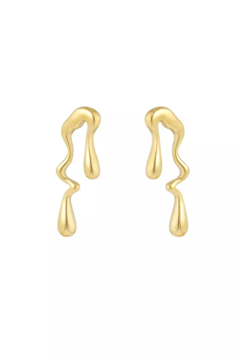 Yehwang Oorbellen dripping away | Goud 1 Yehwang Yehwang Oorbellen dripping away | Goud