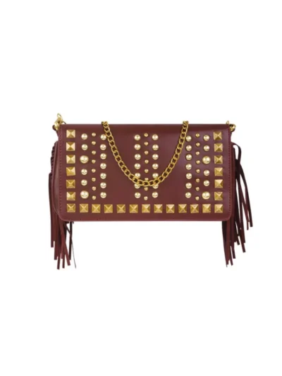 Yehwang Yehwang Schoudertas Geometrisch Punk | Rood