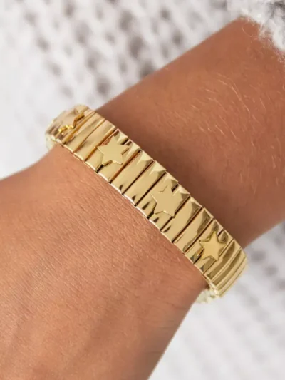 Yehwang Yehwang Statement star armband | Zilver