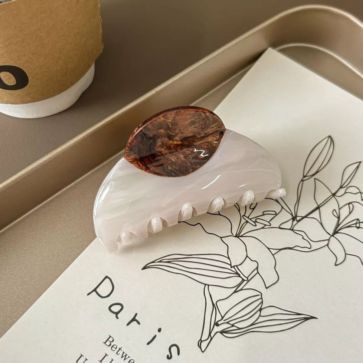 Yehwang Dames knip Dubbel | Bruin 1 Yehwang Yehwang Dames knip Dubbel | Bruin