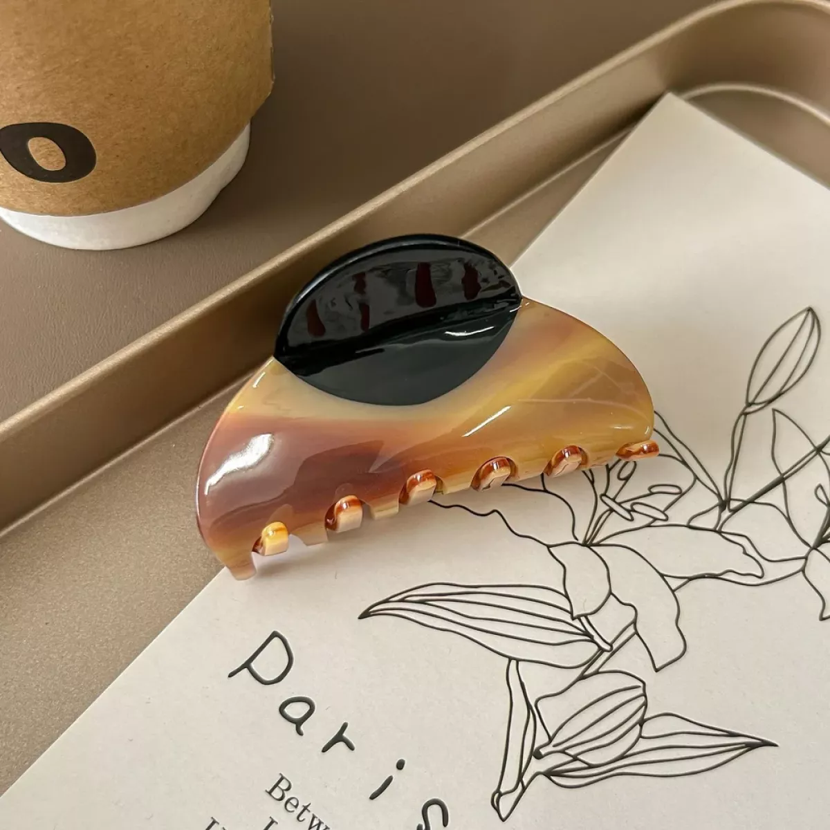 Yehwang Dames knip Dubbel | Zwart 1 Yehwang Yehwang Dames knip Dubbel | Zwart