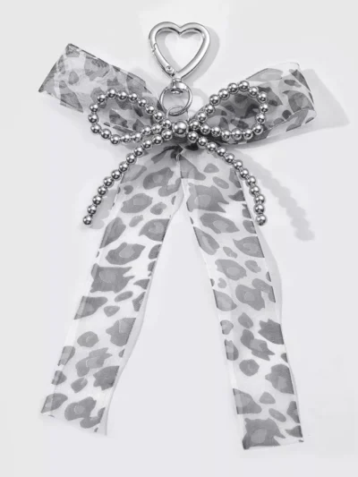 Manoon Manoon Eenvoudige Retro strik hanger | Zilver