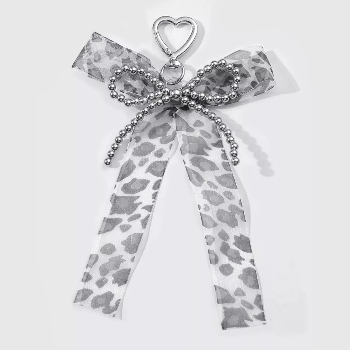 Manoon Eenvoudige Retro strik hanger | Zilver 1 Manoon Manoon Eenvoudige Retro strik hanger | Zilver