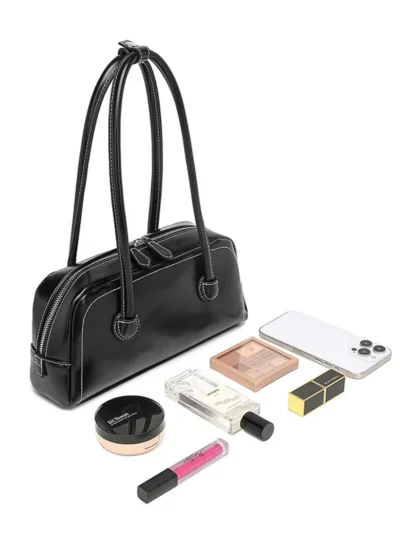 Manoon Manoon Elegante effen schoudertas | Wit