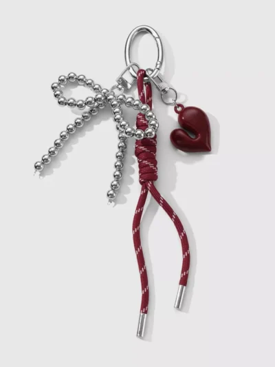 Manoon Manoon Hart strik knoop tas bedel | Rood