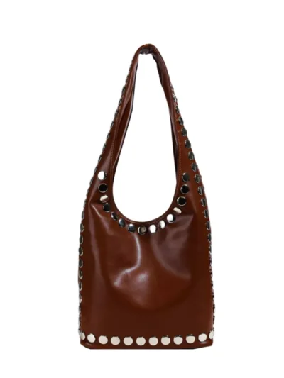 Manoon Manoon Luxe casual schoudertas | Bruin