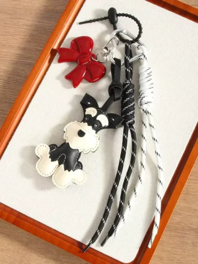 Manoon Manoon Schattige hond Hanger | Zwart