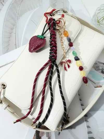 Manoon Manoon Schattige strik met aardbei | Rood