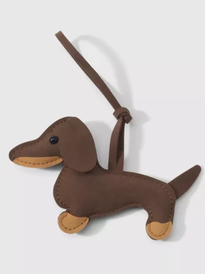 Manoon Manoon Schattige teckel tas hanger | Bruin