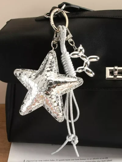 Manoon Manoon Sterren tashanger | Zilver