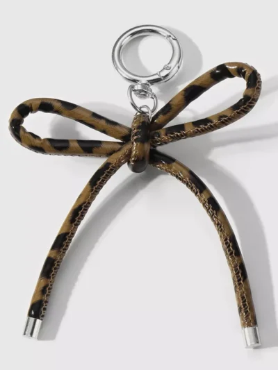 Manoon Manoon Strikknoop luipaard tasbedel | Bruin