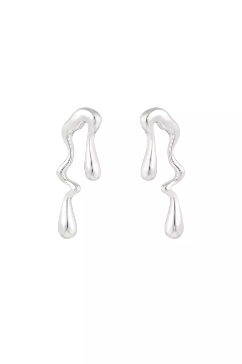 Yehwang Oorbellen dripping away | Zilver 1 Yehwang Yehwang Oorbellen dripping away | Zilver