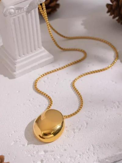 Manoon Manoon Lange ketting bol | Goud