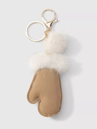 Manoon Manoon Mini-pluche handschoen hanger | Bruin