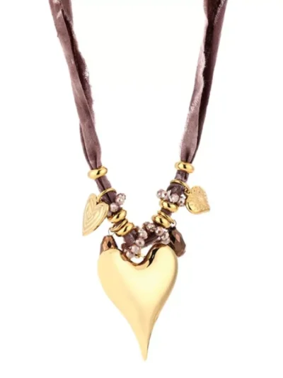 Michelle Michelle Bandana ketting met bedels | Goud