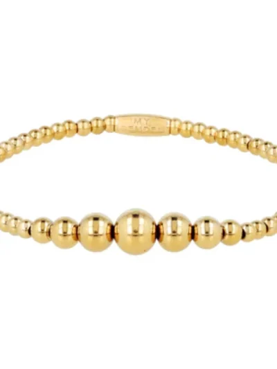 My Bendel My Bendel Armband Verschillende Kralen | Goud