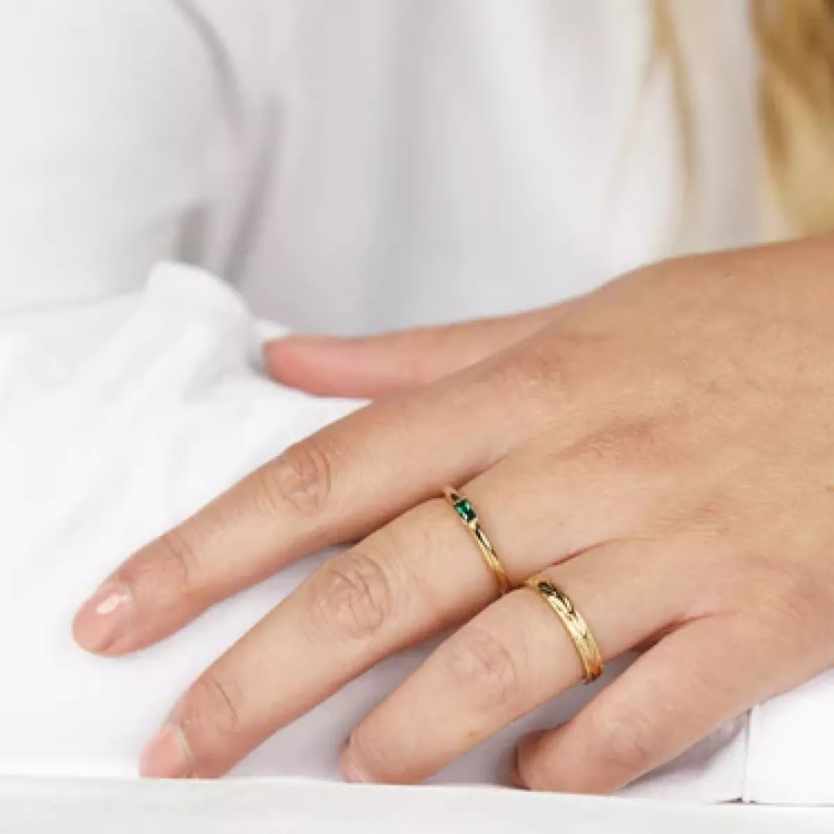 My Bendel Ring met blad motief | Goud 2 My Bendel My Bendel Ring met blad motief | Goud