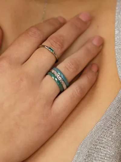 My Bendel My Bendel Ring met sterretjes | Zilver