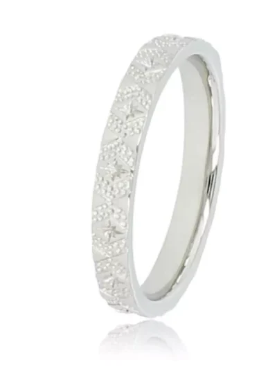 My Bendel My Bendel Ring met sterretjes | Zilver