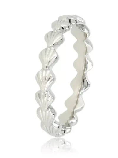 My Bendel My Bendel Ring schelpen | Zilver
