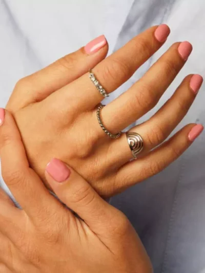 My Bendel My Bendel Ring voorzien van bolletjes | Zilver