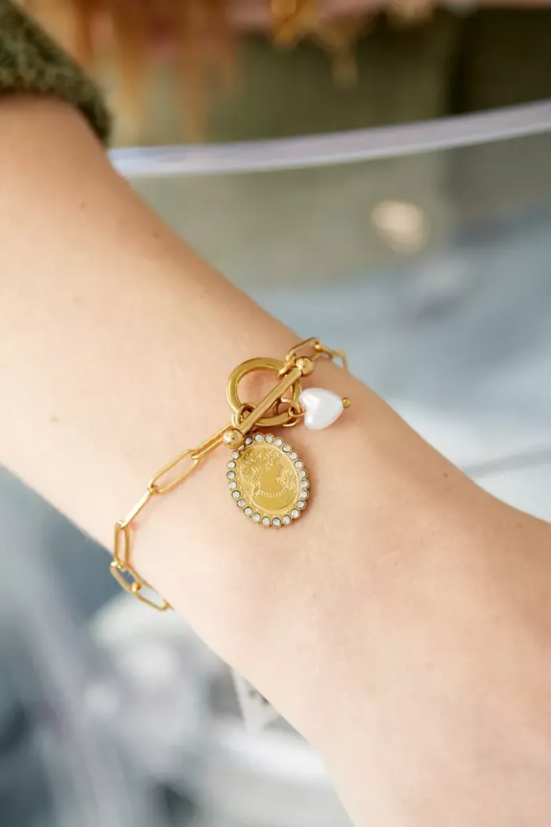 Yehwang Armband classy lady | Zilver 2 Yehwang Yehwang Armband classy lady | Zilver