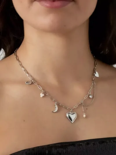 Yehwang Yehwang Bedelketting amore more | Zilver