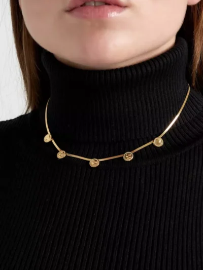 Yehwang Yehwang Coin Flat chain ketting | Zilver