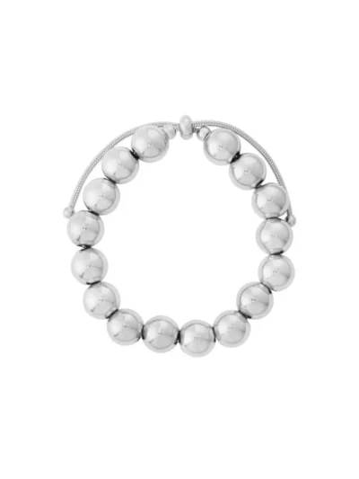 Yehwang Yehwang Holle kralen armband 12mm | Zilver